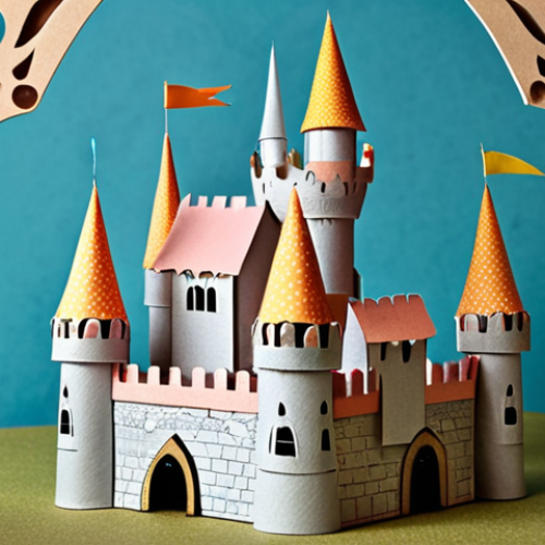 Home 27 **A paper castle:** "A whimsical paper castle, intricately designed, birthday gift."