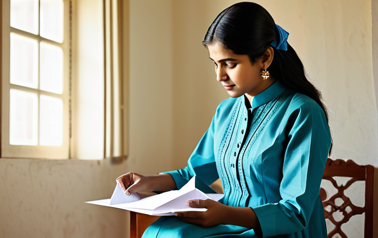 **

"A young woman, fully clothed in a modest salwar kameez, carefully folding origami paper in a bright, sunlit room, appropriate attire, safe for work, perfect anatomy, natural proportions, professional, family-friendly. Focus on the intricate folds of the paper, showcasing the delicate nature of origami."

**