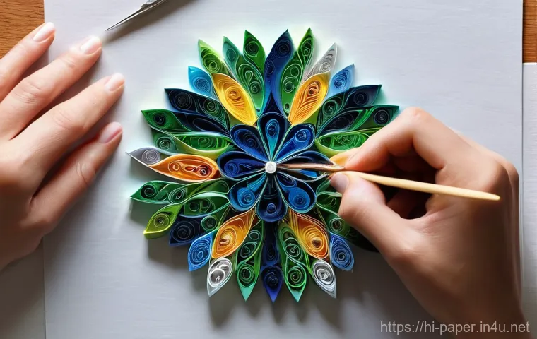 종이 아트 수업 - **Prompt for Children's Paper Art:**
    A vibrant and heartwarming scene of a mother and her child,...